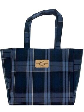 Waterproof Plaid Medium Tote Shoulder Handbag